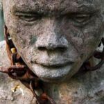 Un Esclave africain dans une chaine