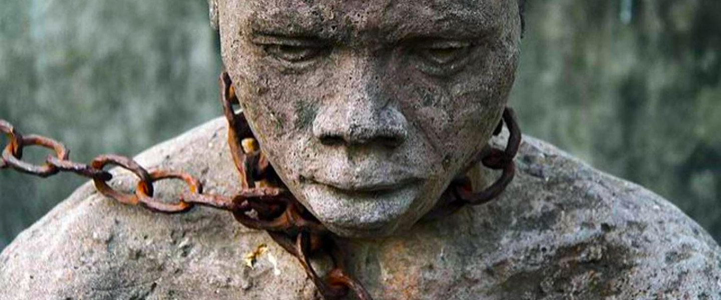 Un Esclave africain dans une chaine