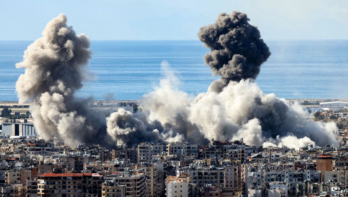 Bombardement au Moyen-Orient