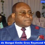 Le maire de Bangui, Emile Gros Raymond Nakombo