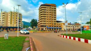 Un aperçu de la ville de Bangui