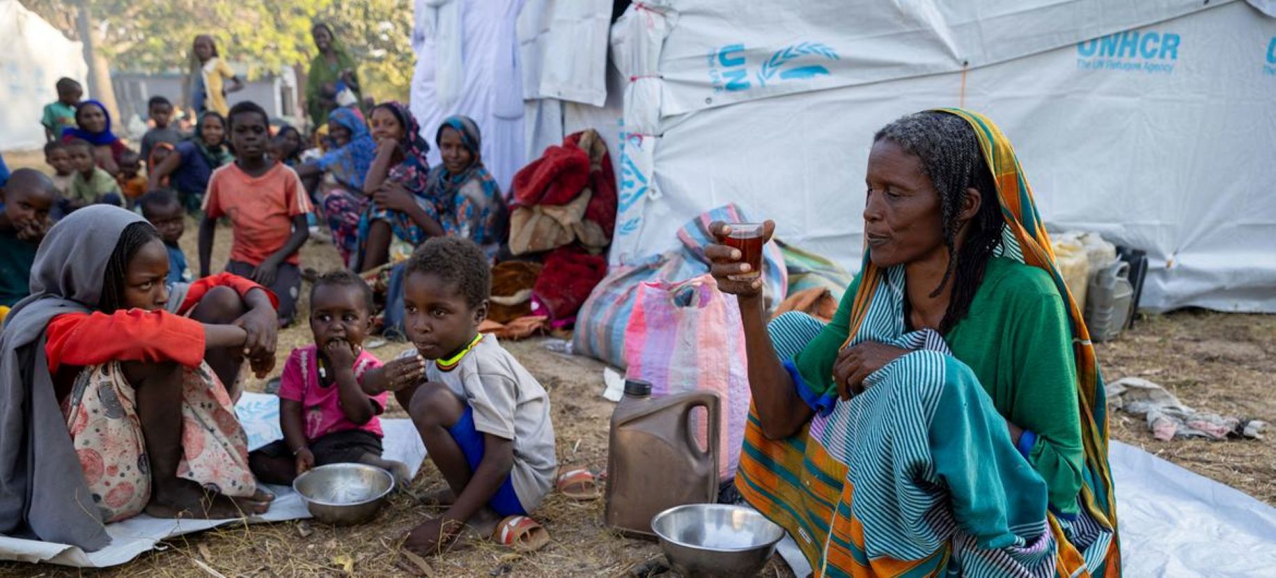 Des réfugiés soudanais à Birao en Centrafrique