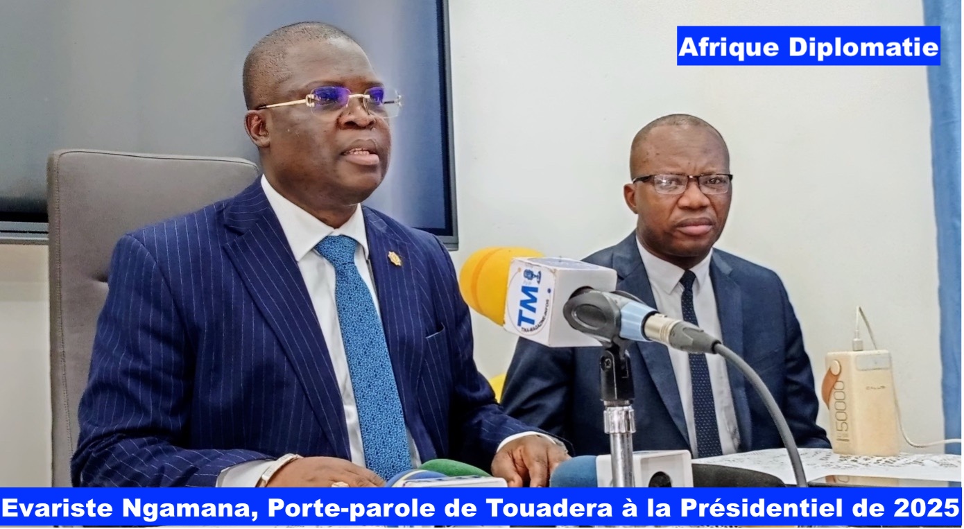 Evariste Ngamana, député et porte-parole du candidat élu Faustin Archange Touadéra