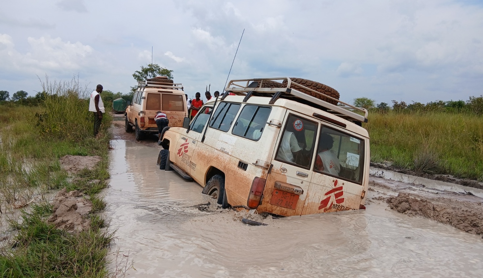 Equipe d'urgence de MSF en Centrafrique