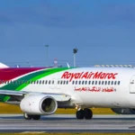 Un Boeing de Royal Air Maroc sur le tarmac