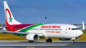 Un Boeing de Royal Air Maroc sur le tarmac