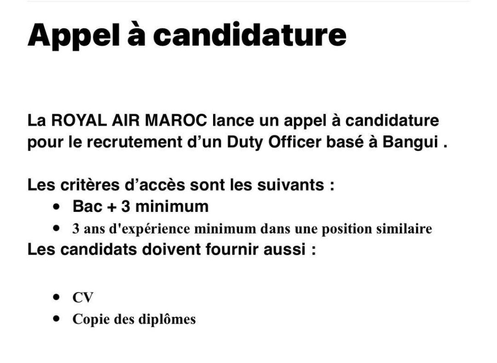 WhatsApp-Image-2026-04-14-at-18.06.18-1-1024x747 Royal Air Maroc lance le recrutement pour un(e) Duty Officer à Bangui