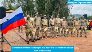 Célébration à Bangui de la victoire russe sur le nazisme allemand