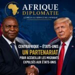 Faustin Archange Touadera et Donald Trump