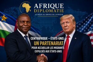 Faustin Archange Touadera et Donald Trump