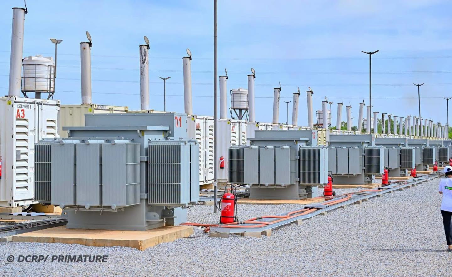 Une centrale thermique au Burkina-Fso